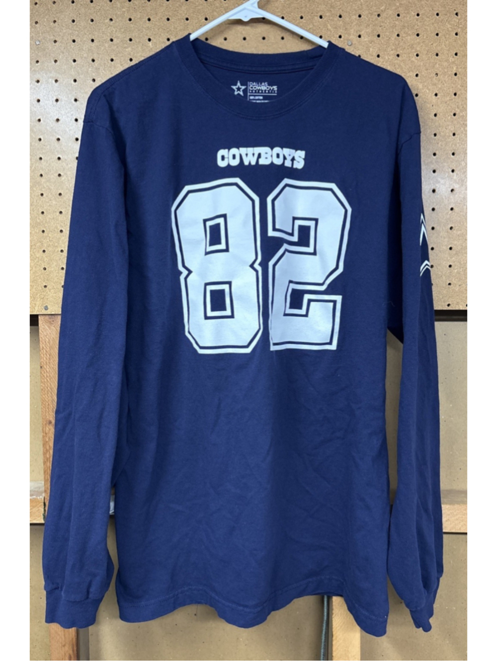 Dallas Cowboys Authentic Jason Witten #82 Long Sleeve Shirt Adult Large L